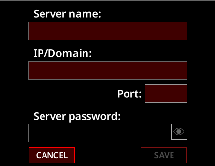 Nhập IP và Port máy chủ Project Zomboid
