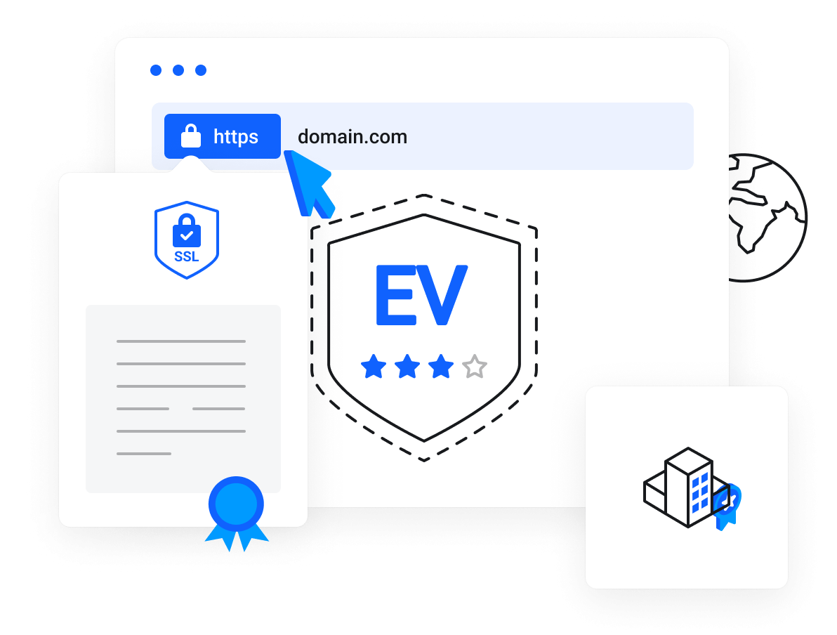 Contains your EV Authenticated Organization details